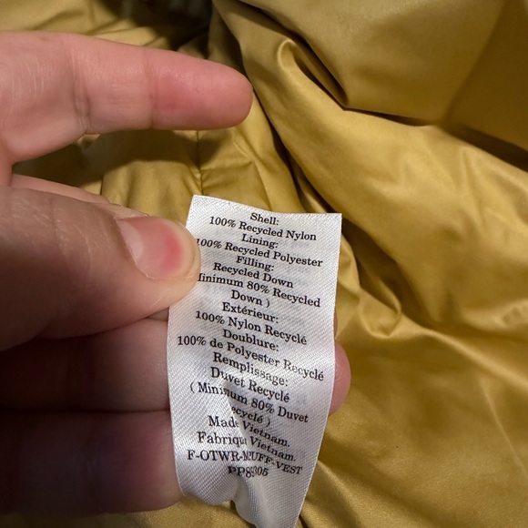 Everlane The Puffer Vest Size Small Re:Down Filled Forest Green - Picture 5 of 7